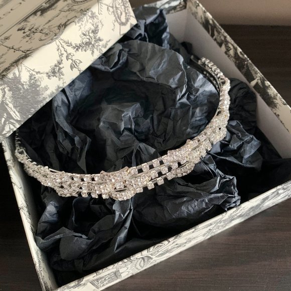 Bridal/Formal hair bling accessory/headband, rhinestones, sparkly, bride - Picture 3 of 10